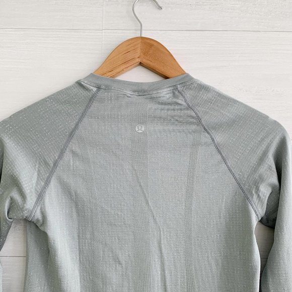 Lululemon - Gray Swiftly Tech long sleeve running tee shirt, 4 - Picture 4 of 7